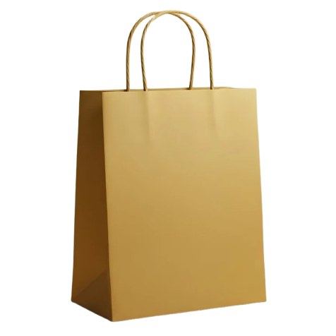 Sacola Kraft Ouro