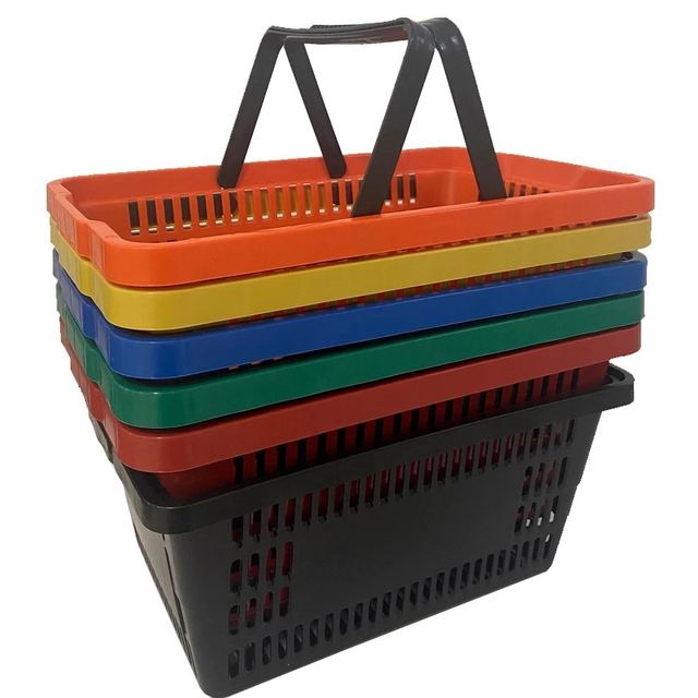 Cesto Plástico de Supermercado Pequeno