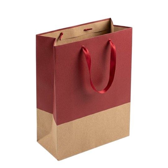 Sacola de Presente de Papel Kraft Colors
