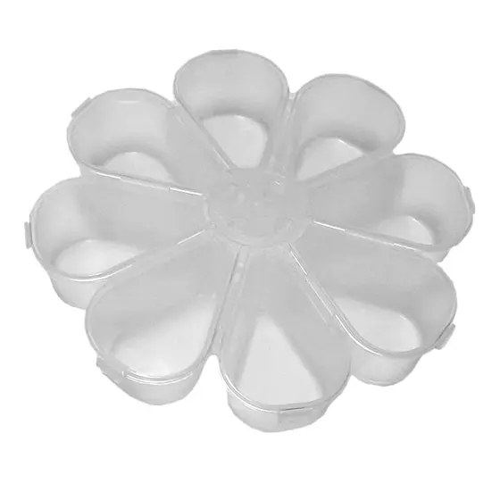 Caixa Plástica Flor 8 Divisorias