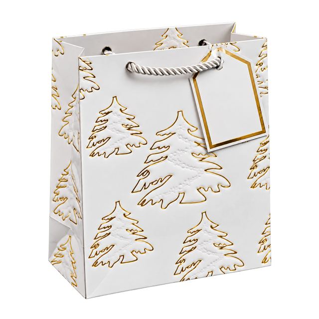 Sacola de Papel Decorada Natal