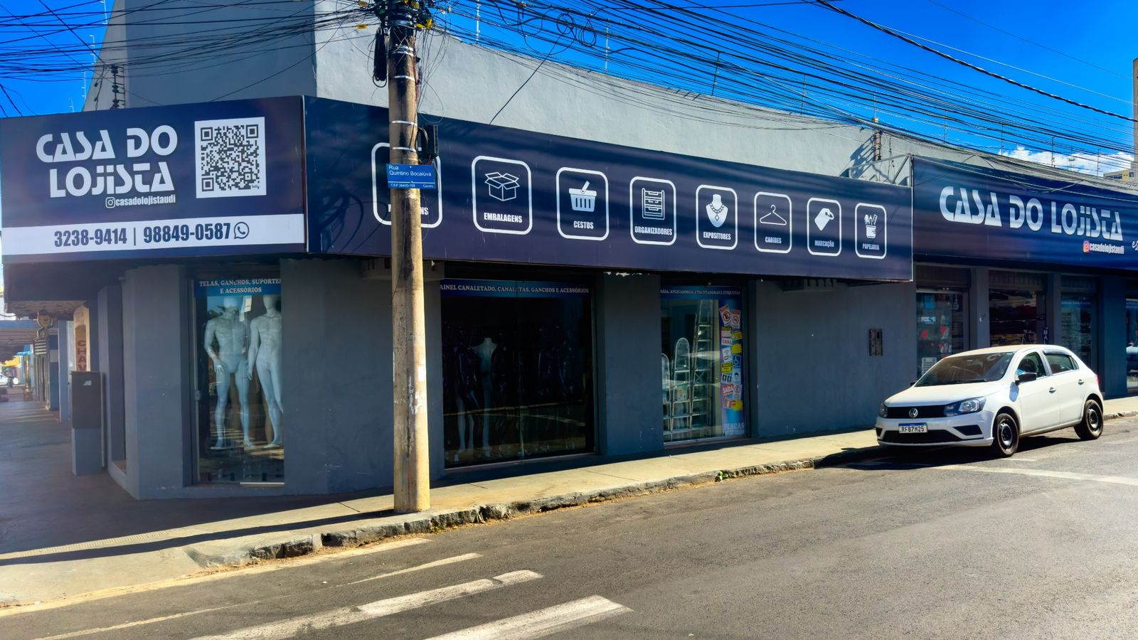 Fachada da loja
